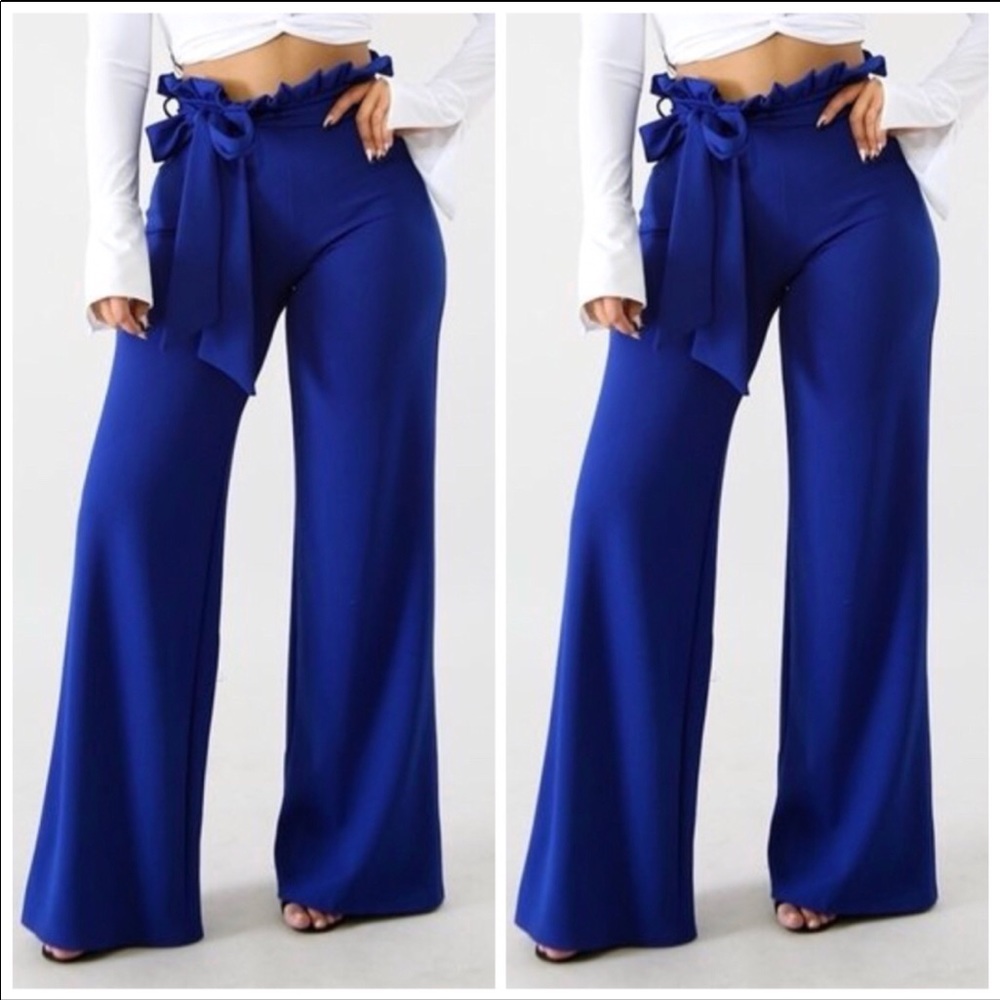 Dressy wide leg pants